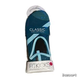 FitKicks Active Lifestyle Slippers Indoor Outdoor Women LARGE 8.5 /9.5 Shoe Yoga